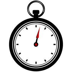 stopwatch on black