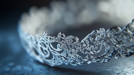 Obraz premium Ornate crown, detailed filigree design