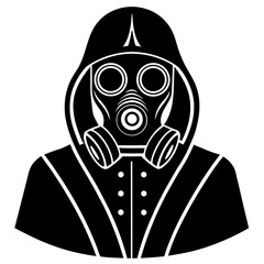 gas mask vector illustration