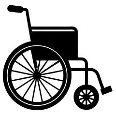 wheelchair vector illustration