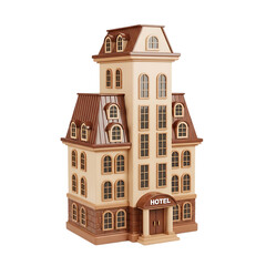 Hotel building architecture design model luxury travel accommodation tourism stay vacation rental cityscape urban