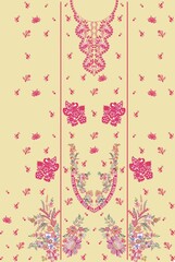 Mughal Flower | Flower art drawing, Flower drawing, Mughal paintings, Seamless Indian Mughal Flower Motif 