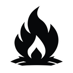 vector illustration of fire flames