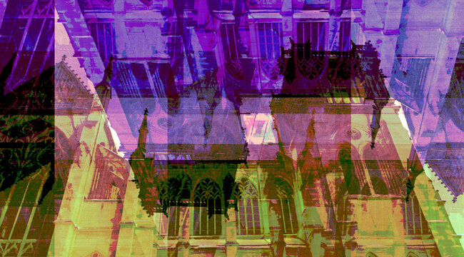 Historical architecture abstract
