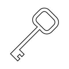 Door key home line Icon