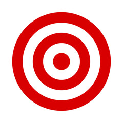 Dart target icon with simple and modern design