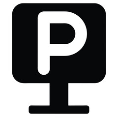 parking sign icon, parking symbol vector, car parking silhouette, parking lot clipart, vehicle parking icon, parking area sign, parking outline

