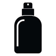 Spray Bottle Vector Icon, Cleaning Product Symbol, Cosmetic Dispenser Graphic, Hygiene Tool Silhouette

