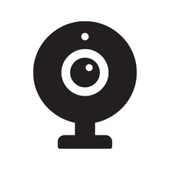 Secure website browser icon with a window and lock symbol for online security data protection and a safe internet connection access vector solid glyph icon