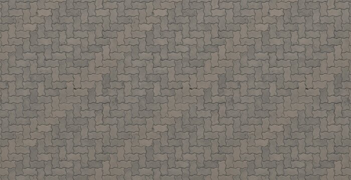 Premium 6K Pavement Texture &ndash; Ultra HD Interlocking Brick Pattern
