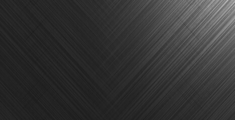 Elegant Black Brushed Steel Texture

