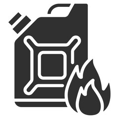 Fuel Icon Single Vector Collection 