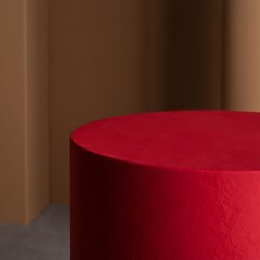 Minimalist Blank Podium for Product Display Design