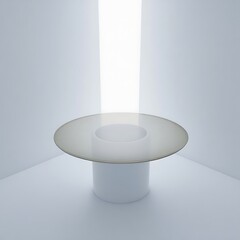 Minimalist Blank Podium for Product Display Design