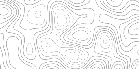 Topographic contour map on white background. Vector grid map. Contour vector illustration. Abstract topographic map background. Geography scheme. Vector illustration.
