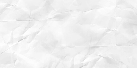 white crumpled paper texture background, Paper texture Crumpled White. Paper texture background. Top view.