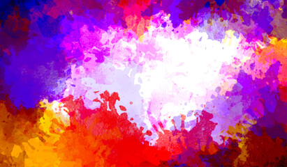 Obraz premium Watercolor paper background. Abstract Painted Illustration. Brush stroked painting. Abstract Illustration wallpaper. Brush stroked painting.