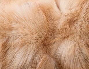 close up of soft light brown fur texture