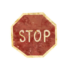 stop sign isolated on white png symbol 