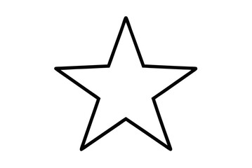 Obraz premium Bright 3D silver star icon isolated on white, a shiny Christmas decoration, award, and design element