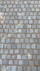 Paving stones, brickwork, block stone pathway vertical background.