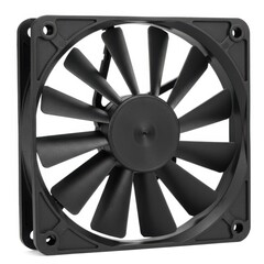 Fototapeta premium Computer cooling fan isolated on white background