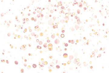 Abstract art background of colored droplets