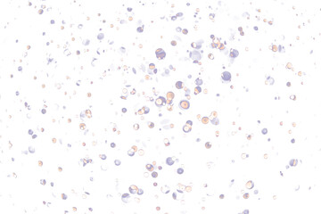 Abstract art background of colored droplets