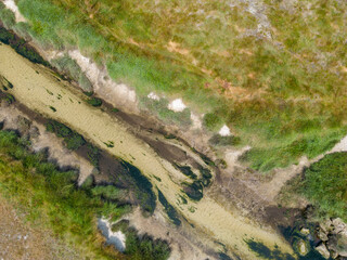 Bach in den D&uuml;nen von Santac, Bretagne