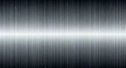 Abstract Metallic Texture with Vertical Lines and a Bright Horizontal Band Creates a Modern and Industrial Feel