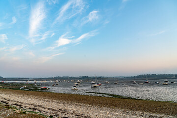 Le Baie de Pempoul in St. Pol de Leon am Abend, Bretagne