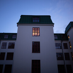 building in the night