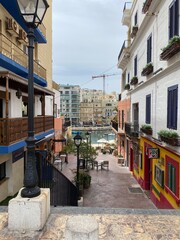Obraz premium narrow street in Malta old town