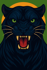 black panther head