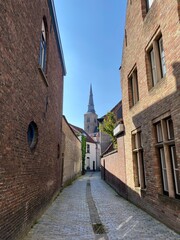 narrow street in the old town