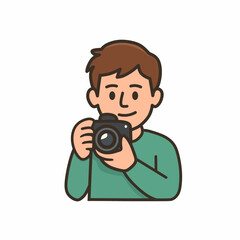 man with camera