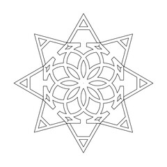 alpha omega on white background for tattoo symbol religion icon logo. vector illustration