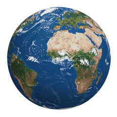 earth globe isolated on white transparent background, PNG, 3d earth PNG, realistic globe PNG, earth sphere PNG, globe illustration PNG, world globe