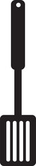 Silhouette Fried Spoon