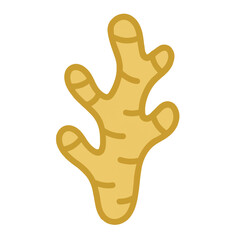 ginger illustration vector on white background
Vector illustration icon fruits, vegetables on white background