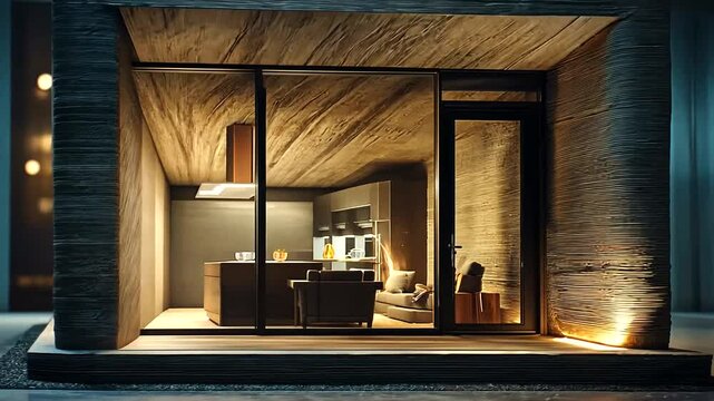 Modern Minimalist Home with Unique Design Features