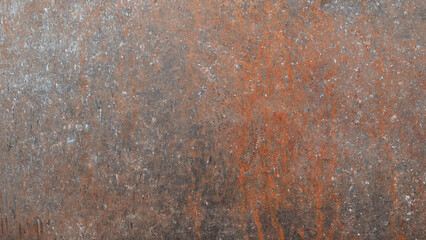 Rusty wall with lots of dirt and soot. wall is brown and has lots of stains as a textured...