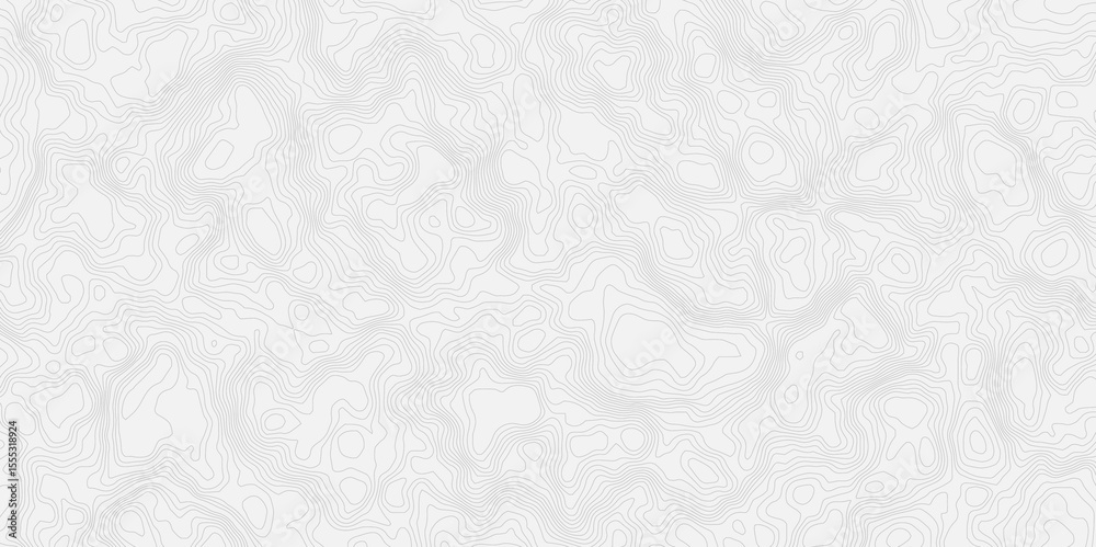 Aufkleber Abstract topographic map Intricate Line Patterns in light gray with thin contour lines and subtle shading effects.