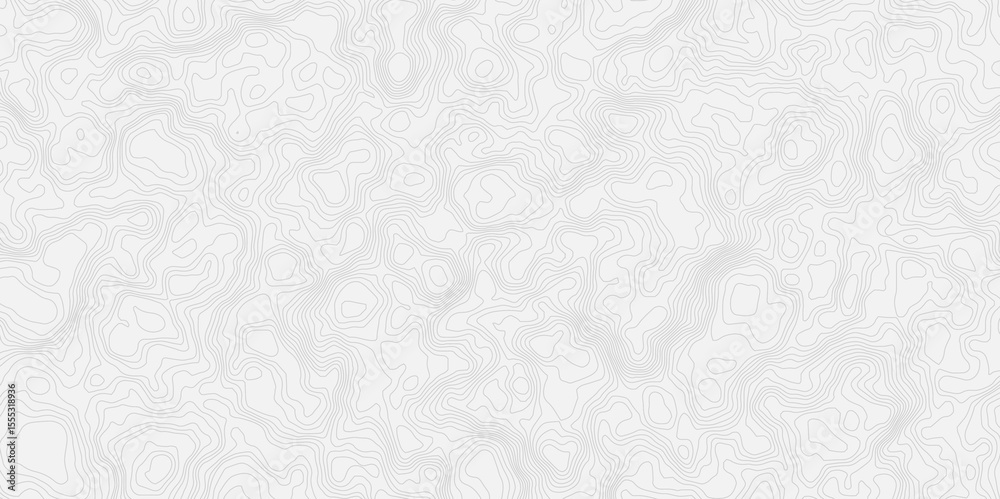 Aufkleber Abstract topographic map Intricate Line Patterns in light gray with thin contour lines and subtle shading effects.