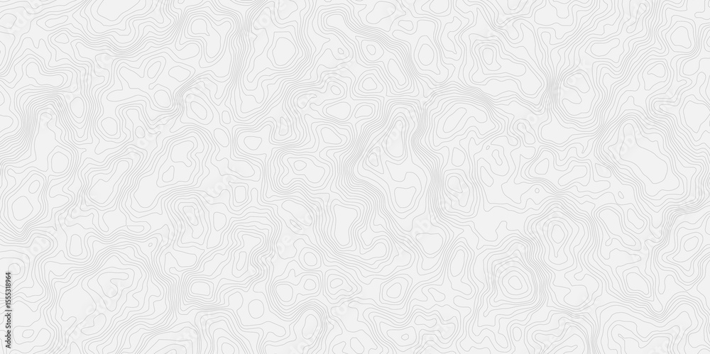 Aufkleber Abstract topographic map Intricate Line Patterns in light gray with thin contour lines and subtle shading effects.