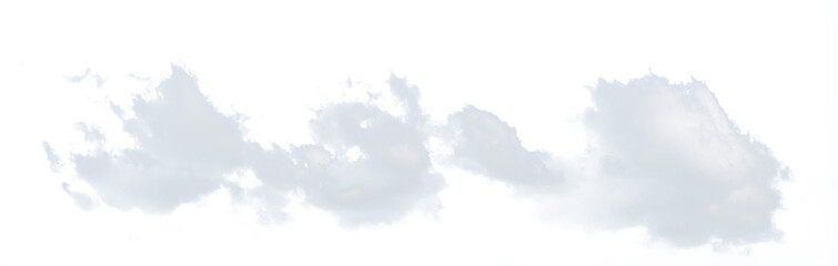 Clouds white and fluffy isolated on white background