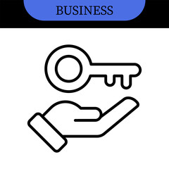 Business People Line Editable Icons set. Vector illustration in modern thin line style of business related icons: research, meeting, business communication, male and female avatars, team structure