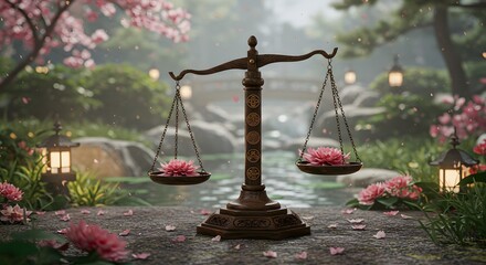 South Korea Constitution Day (Jeheonjeol) – July 17 image featuring scales of justice and Korean elements symbolizing law, democracy and national heritage