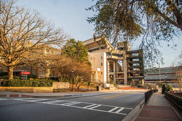 Obraz premium Game day at UGA turns the stadium into a cathedral of football, University of Georgia, Athens, Georgia, United States of America