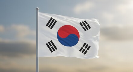 South Korea Constitution Day (Jeheonjeol) – Celebrating July 17 with the South Korean Flag Symbolizing National Pride, History, and Democratic Values